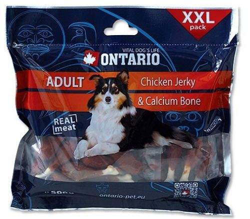 Ontario Snack Chicken Jerky + Calcium 500 g