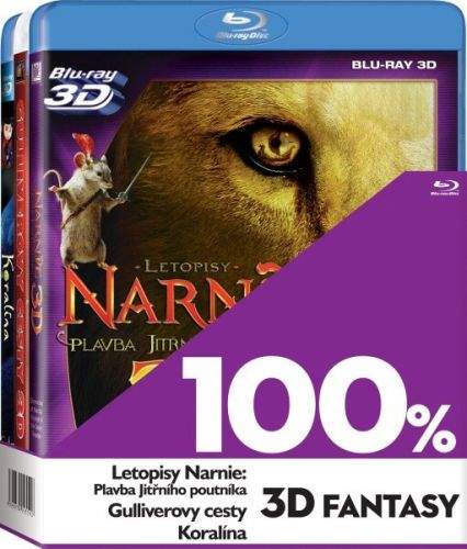 Bontonfilm 3xBD 100% 3D Fantasy (BLU-RAY) BD