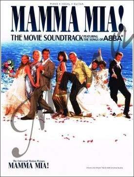 Wise Publication ABBA | Mamma Mia! Soundtrack z filmu obsahující písně skupiny ABBA | Zpěvník-noty