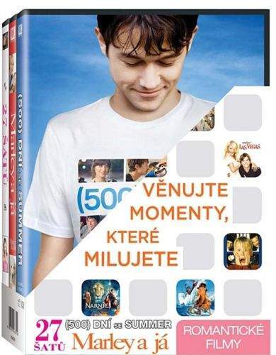 3x romantické (500 dní se Summer, 27 šatů, Marley a já) DVD