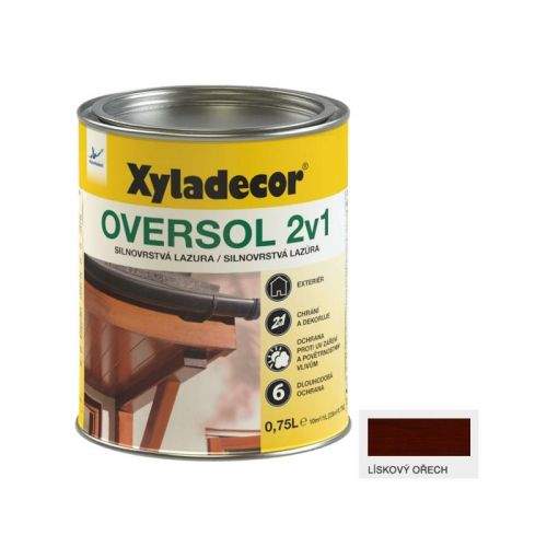 Xyladecor Oversol 2v1 lískový ořech 0,75