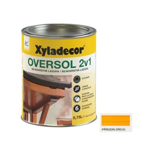 Xyladecor Oversol 2v1 přírodní dřevo 0,75 L