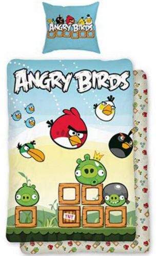 HALANTEX Angry Birds attack bavlněné Povlečení