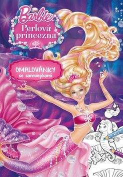 Mattel: Barbie - Perlová princezna - Omalovánky se samolepkami