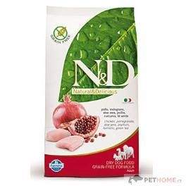 N&D Grain Free DOG Adult Mini Chicken&Pomegranate 7 kg