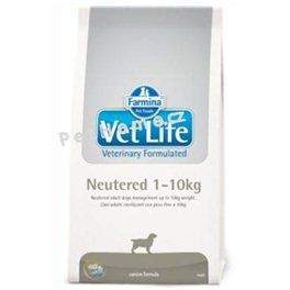 Vet Life DOG Neutered 1-10 kg 2 kg