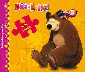 Walt Disney: Máša a medvěd - Kniha puzzle