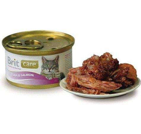 Brit Care Cat tuňák+losos 80 g