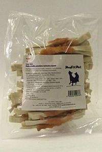 YANTAI China Pet Foods Want Dog Rybí proužky s kuřecím masem 250 g
