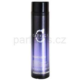 TIGI Catwalk Fashionista fialový šampon pro blond a melírované vlasy (Violet Shampoo For Blondes And Highlights) 300 ml