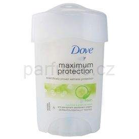 Dove Go Fresh Maximum Protection krémový antiperspirant okurek a zelený čaj 48h (Anti-perspirant Deodorant) 45 ml