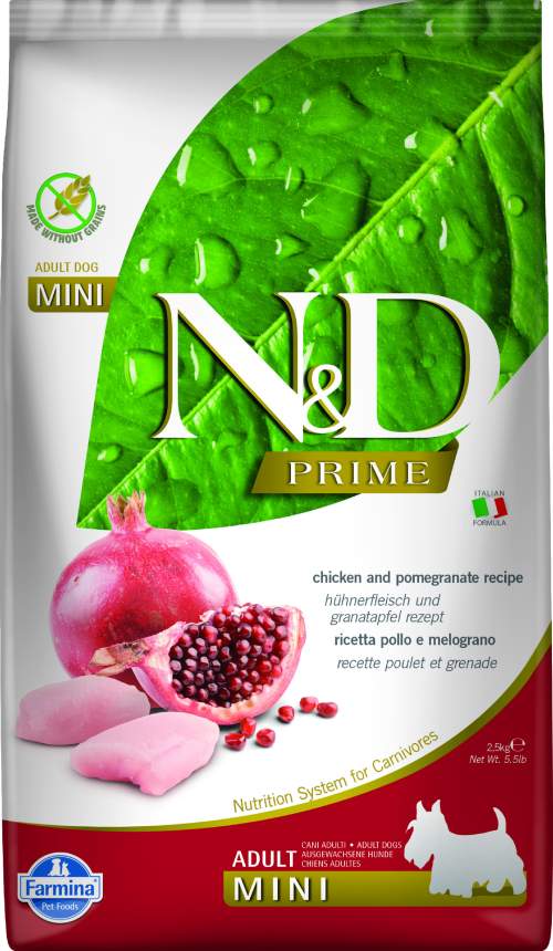 N&D Grain Free DOG Adult Mini Chicken&Pomegranate 2,5 kg