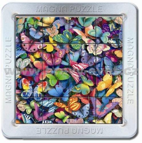 Piatnik: 16 d. 3D Magnetické puzzle Motýli