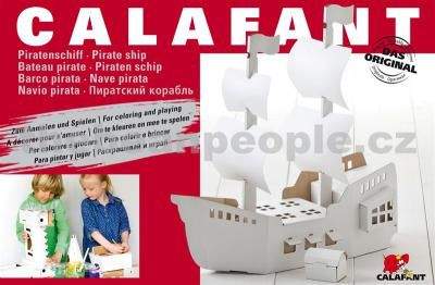 Calafant Kartonový model Pirátská loď velká