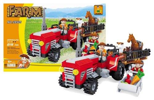 Rappa farma traktor velký 215 dílů