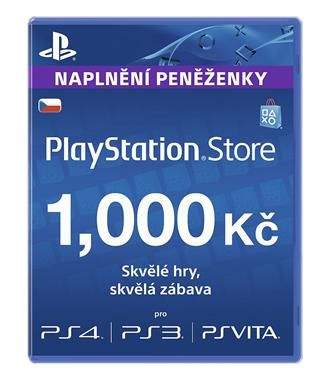 Sony PlayStation Live Cards 1000 Kč