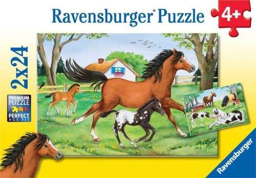 Ravensburger Svět koní 2x24 dílků