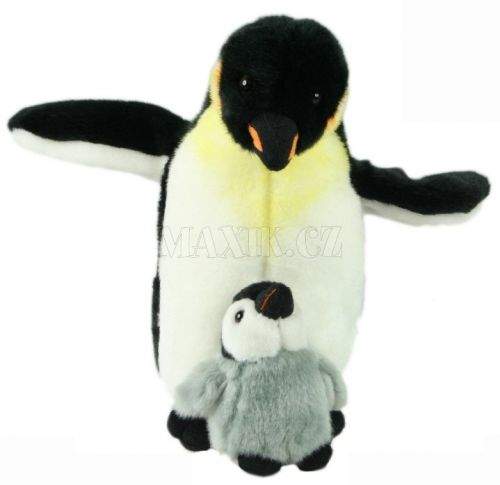 Lamps Plyšový tučňák s mládětem 26 cm