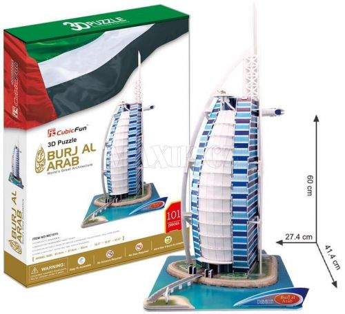 Puzzle 3D Burj Al Arab - 101 dílků
