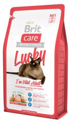 Brit Care Cat Lucky I´m Vital Adult 2 kg