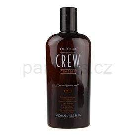 American Crew Classic šampón, kondicionér a sprchový gel 3v1 pro muže (Shampoo, Conditioner and Body Wash 3in1) 450 ml