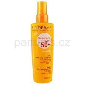 Bioderma Photoderm Max sprej na opalování SPF 50+ (Spray for Sensitive Skin) 200 ml