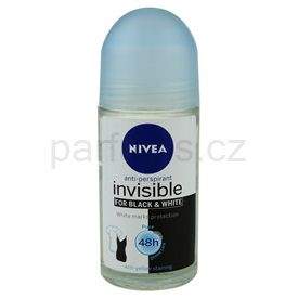Nivea Black & White Pure antiperspirant roll-on 48h (White Marks Protection) 50 ml