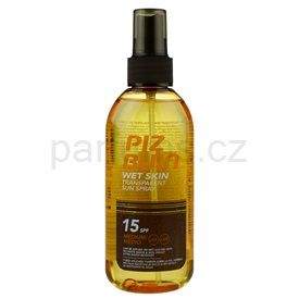 Piz Buin Wet Skin sprej na opalování SPF 15 (Transparent Sun Spray) 150 ml