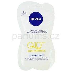 Nivea Visage Q10 Plus vyhlazující maska proti vráskám (Smoothing Anti-wrinkle Mask) 2x7,5 ml