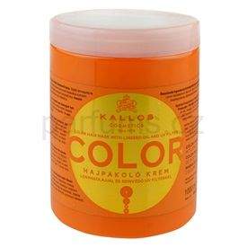 Kallos KJMN maska pro barvené vlasy (Color Hair Mask with Linseed Oil and UV Filter) 1000 ml