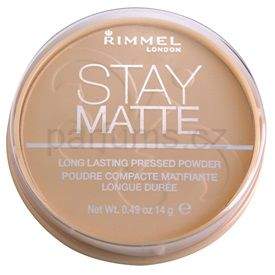 Rimmel Stay Matte pudr odstín 004 Sandstorm (Long Lasting Pressed Powder) 14 g