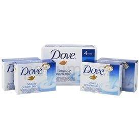 Dove Original tuhé mýdlo (Beauty Cream Bar) 4x100 g