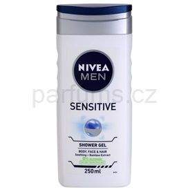 Nivea Sensitive sprchový gel na tvář, tělo a vlasy (Shower Gel) 250 ml