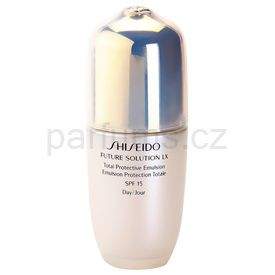 Shiseido Future Solution LX denní emulze SPF 15 Total Protective Emulsion 75 ml