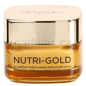 L'Oréal Paris Nutri-Gold vyživující krém s mikro-perličkami oleje Nourishing Cream with Micro-beads of Oil 50 ml