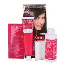 Garnier Color Sensation barva na vlasy odstín 3.0 Dark Brown 4 pcs