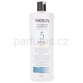 Nioxin System 5 čisticí šampon pro mírné řídnutí normálních až silných, přírodních i chemicky ošetřených vlasů (Cleanser Shampoo Medium to Coarse Hair Normal to Thin-Looking Natural Hair/Chemically Treated) 1000 ml