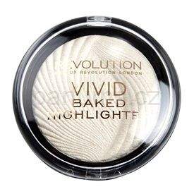 Makeup Revolution Vivid Baked Highlighter rozjasňující pudr odstín Golden Lights 7,5 g