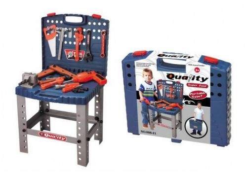 G21 Super Tool Dětské nářadí kufřík a pracovní stůl