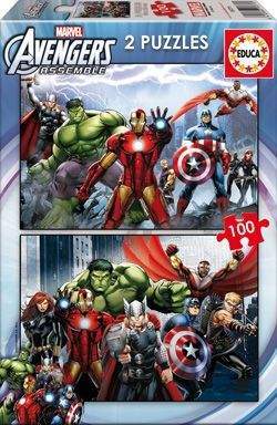 Alltoys Avengers 2x100 dílků