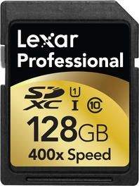 Lexar 400x Pforessional 128 GB