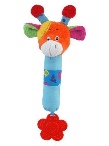 Baby Mix plyšová hračka s chrastítkem Žirafka