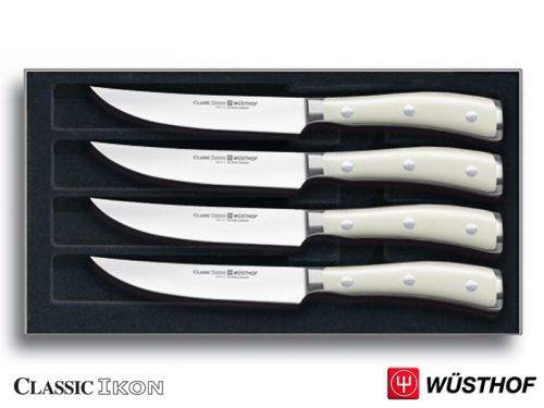 Wüsthof CLASSIC IKON créme Sada steakových nožů 4 ks