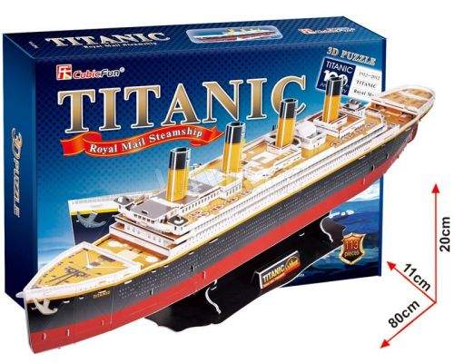 Puzzle 3D Titanic - 113 dílků