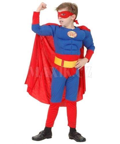 MaDe Dětský kostým Superman 6-8 let