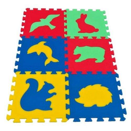 Malý Genius Pěnový koberec MAXI 6 Zvířata 4