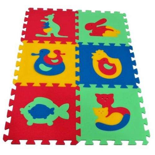 Malý Genius Pěnový koberec MAXI 6 Zvířata 1