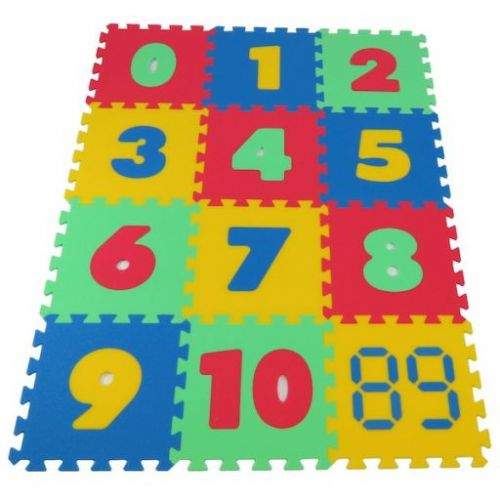 Malý Genius Pěnový koberec Maxi čísla