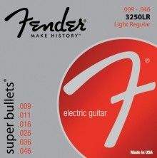 Fender Super Bullet Strings, Nickel Plated Steel, Bullet End, 3250LR Gauges .009-.046