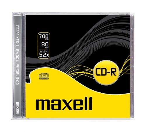 MAXELL CD-R 700 MB 52x 1PK JC